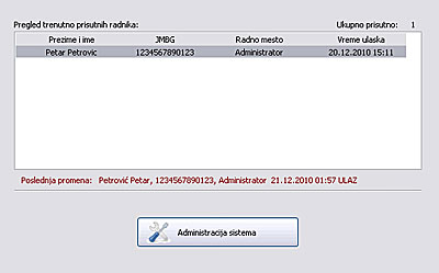 evidencija radnog vremena